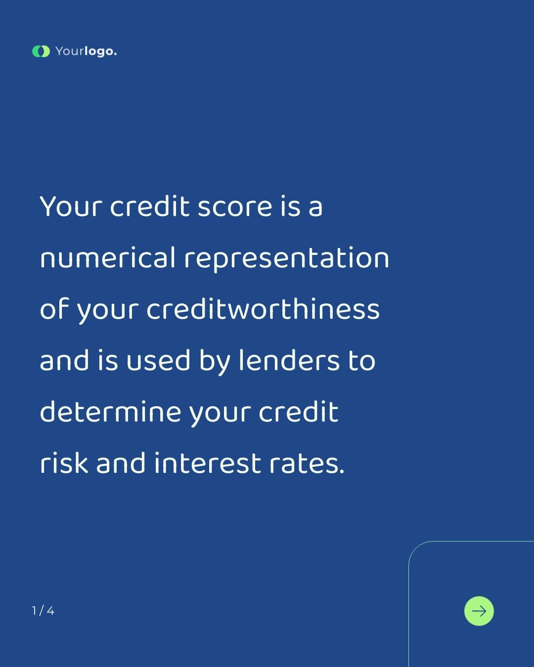 Personal Finance Twitter Carousel Post Vertical Template
