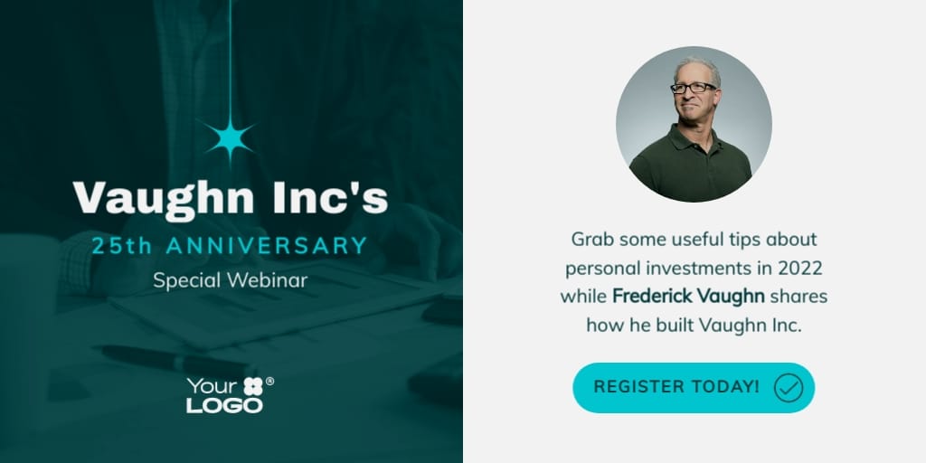 Personal Investment Webinar Twitter Post Template