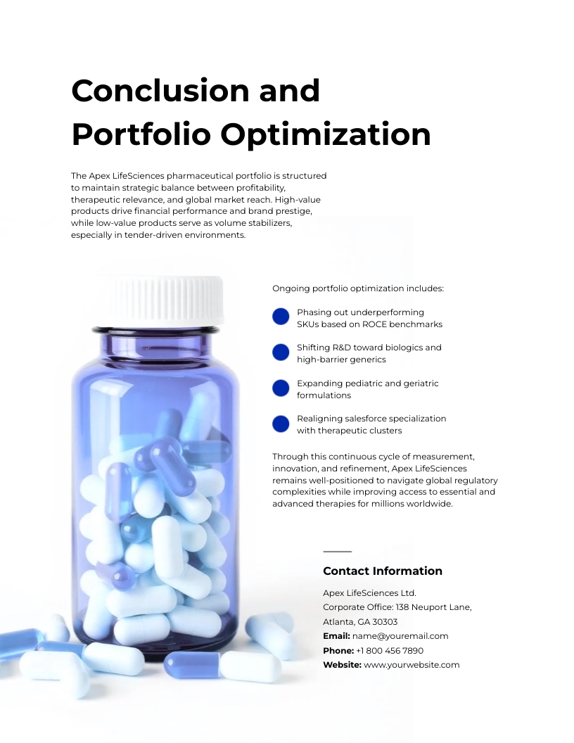 Pharmaceutical Product Portfolio Template - Slide 13 Pharmaceutical Product Portfolio Template - Slide 13
