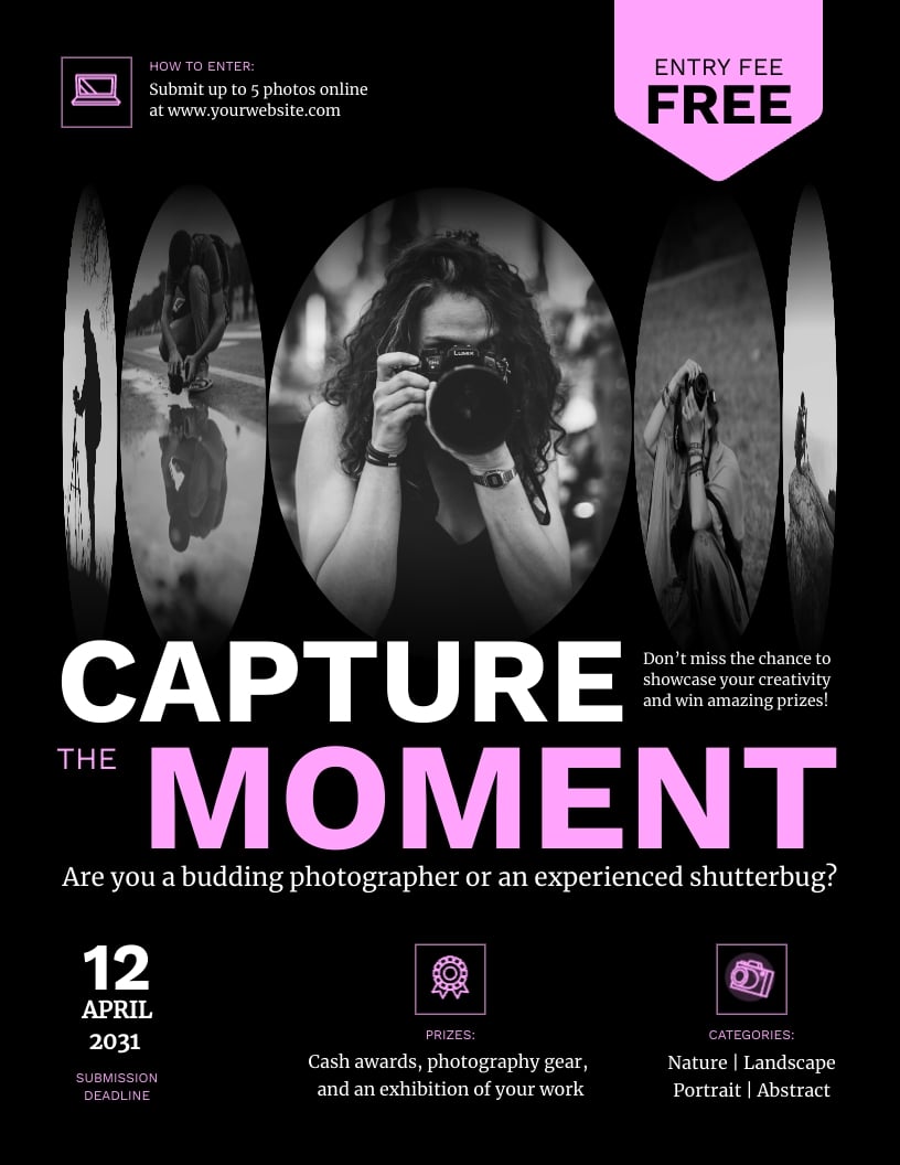 Photo Contest Flyer Template