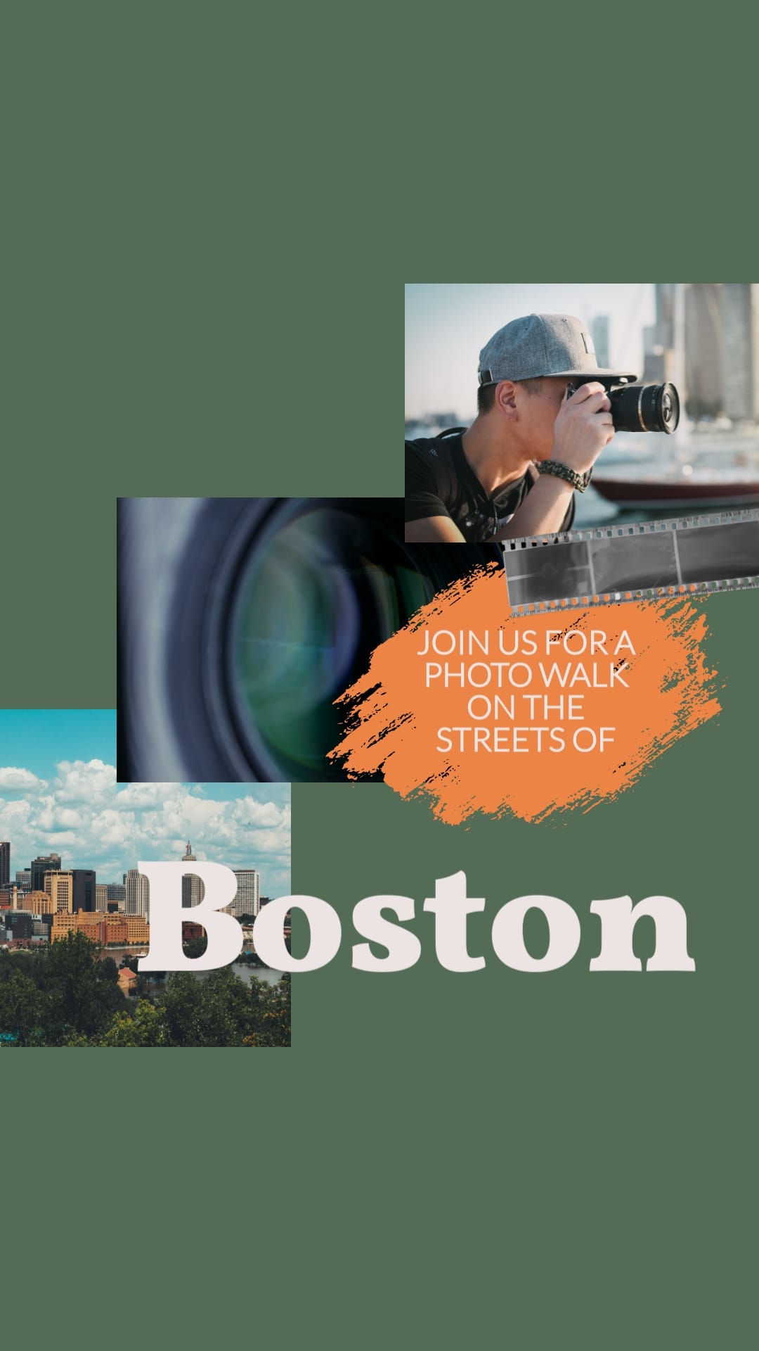 Photography Facebook Video Ad Vertical Template
