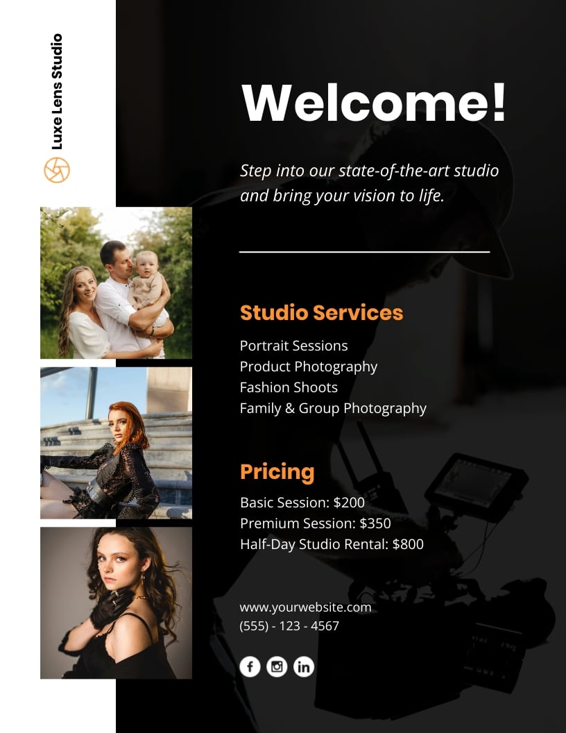 Photography Studio Flyer Template