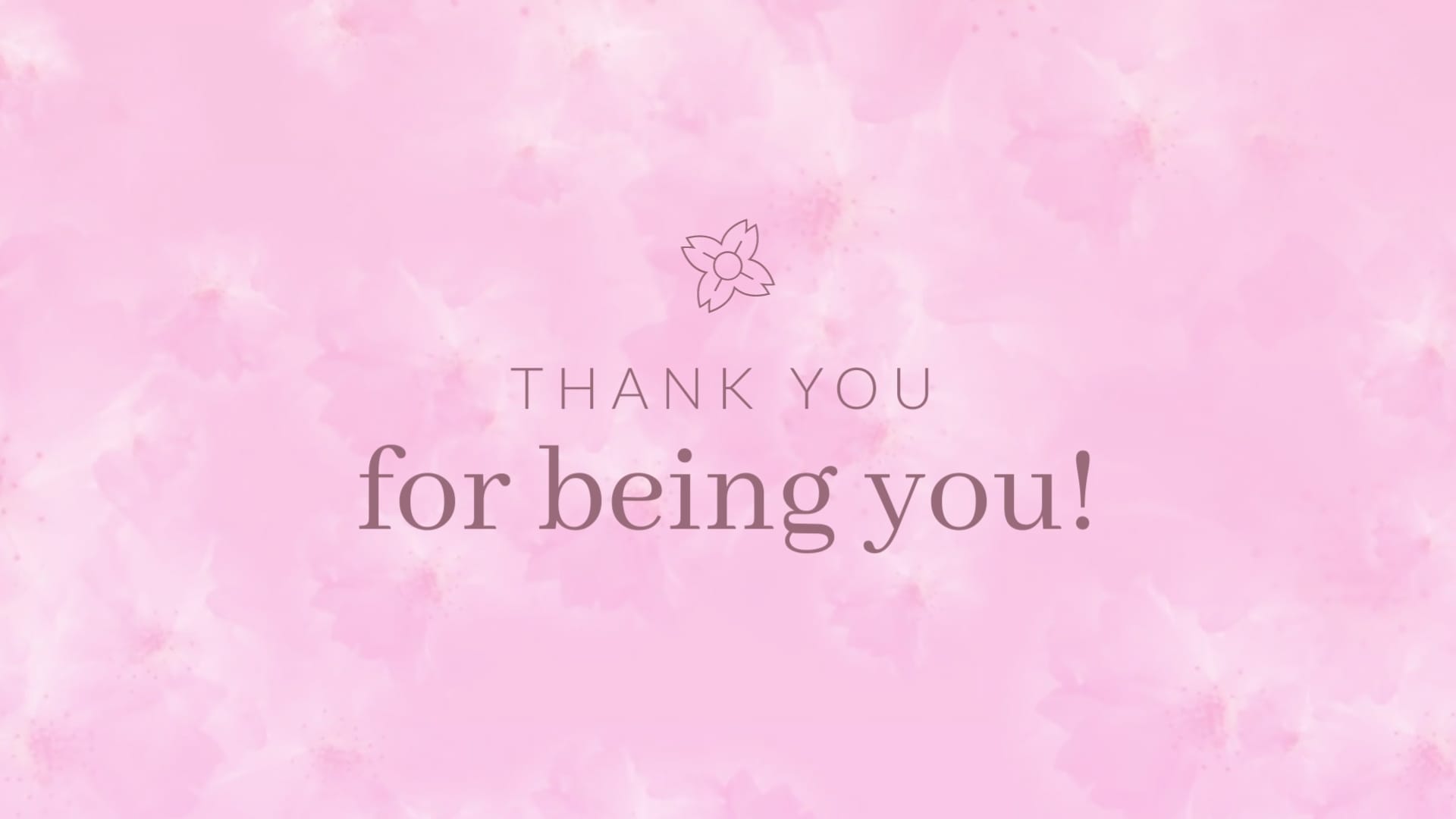 Pink Womens Day Greeting Card Template