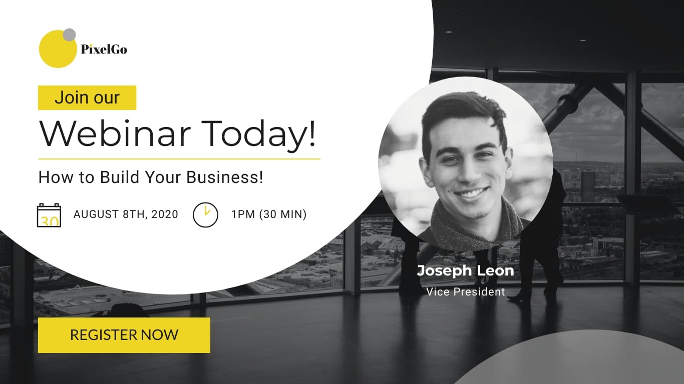 PixelGo Webinar Animated Wide Template