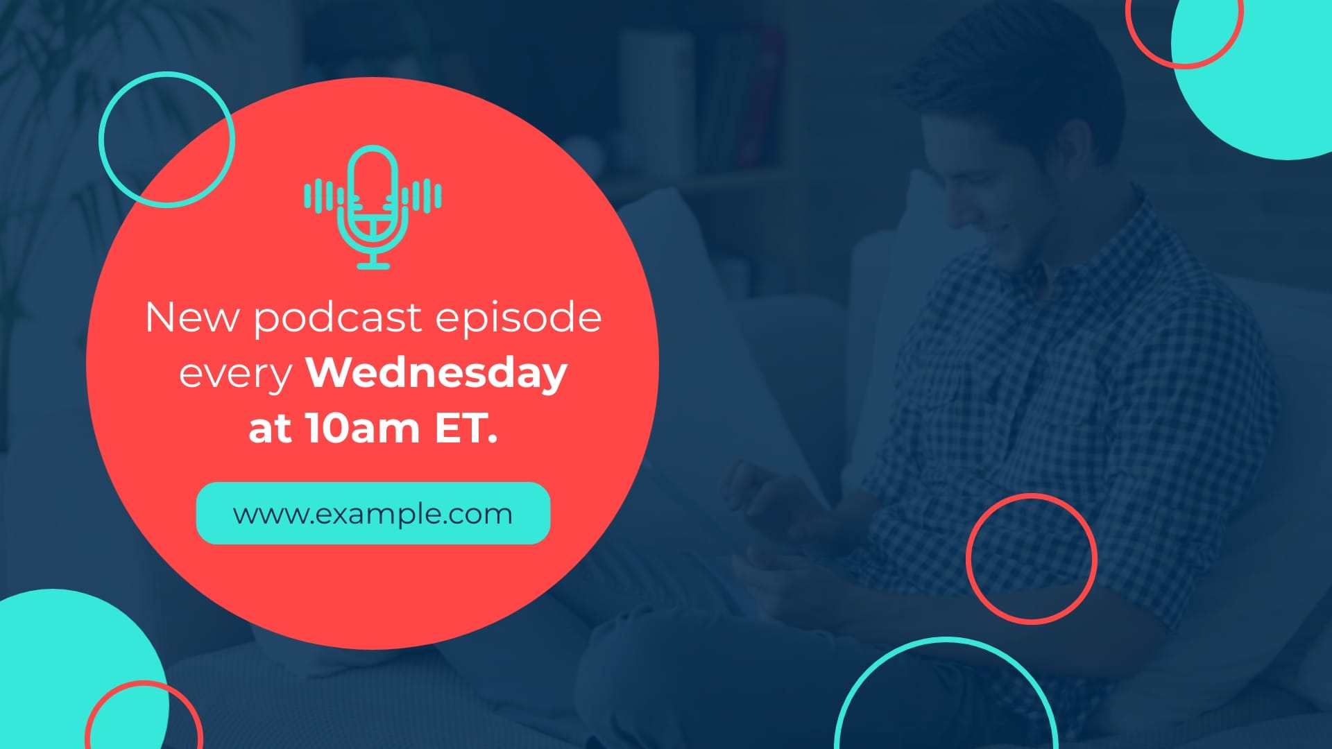 Podcast Promo Ad Template Visme