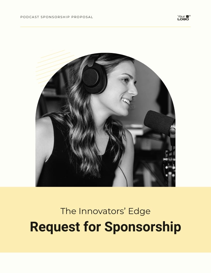 Podcast Sponsorship Proposal Template