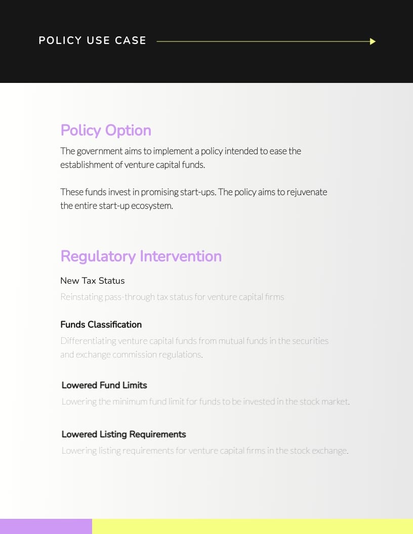 Policy Use Case Template - Slide 2 Policy Use Case Template - Slide 2
