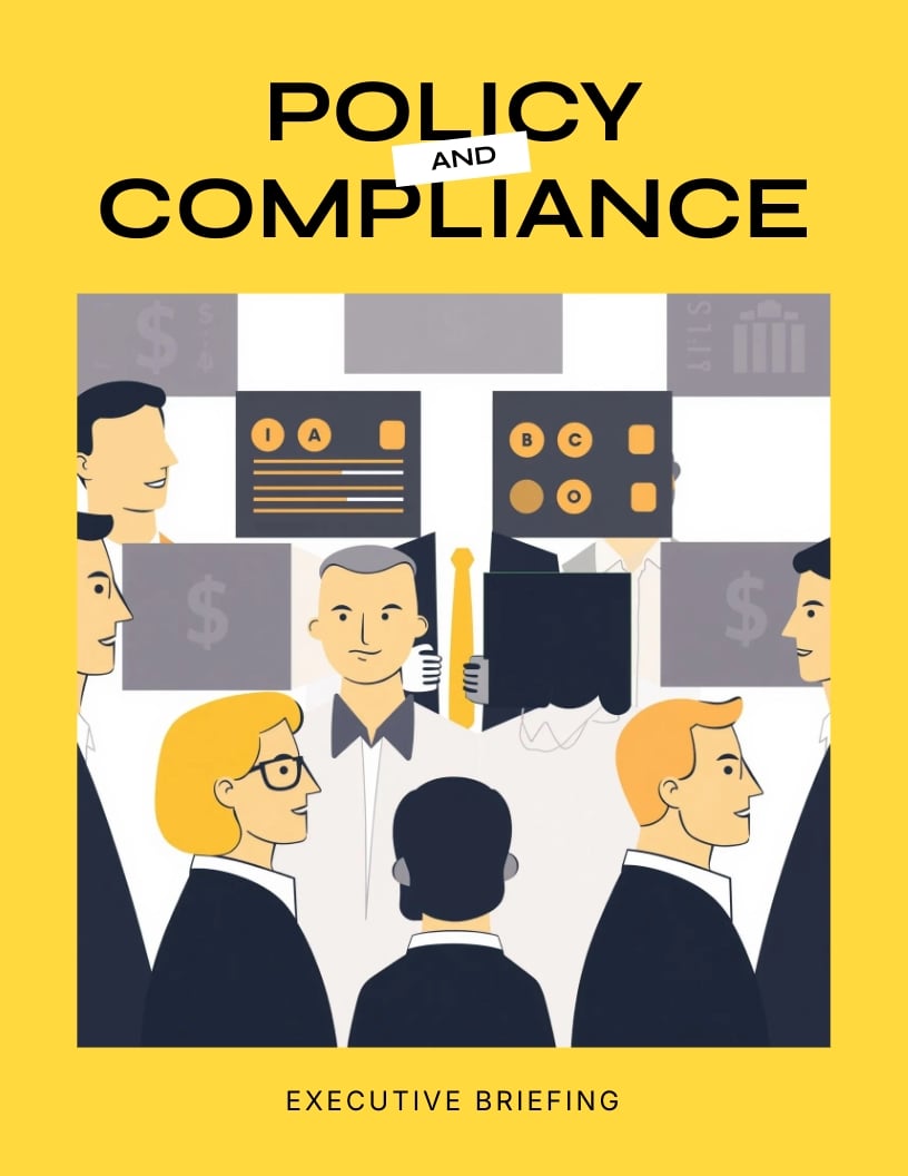 Policy and Compliance Executive Briefing Report Template