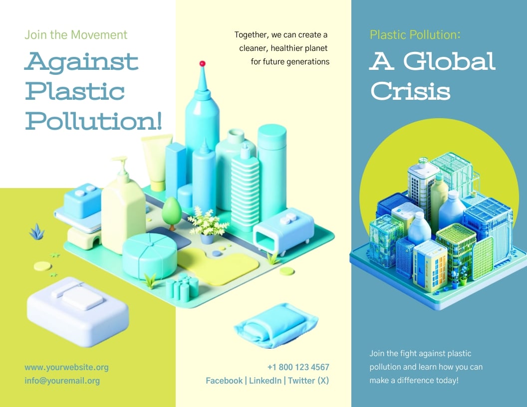 Pollution Brochure Template