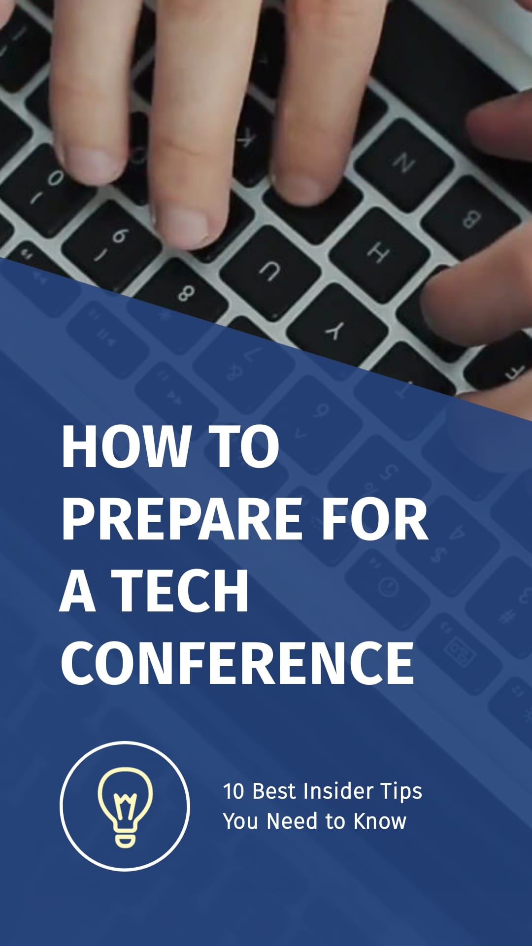 Prepare for a Tech Conference Intro Vertical Template