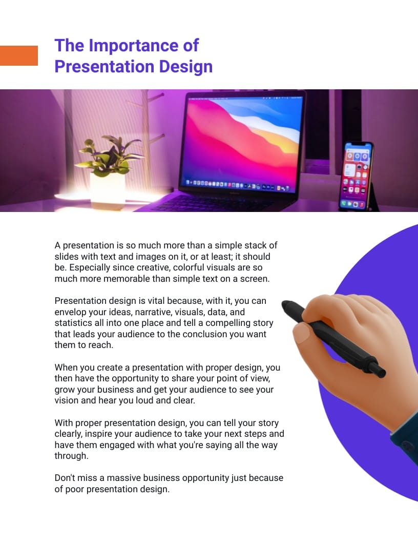 Presentation Design Ebook Template | Visme