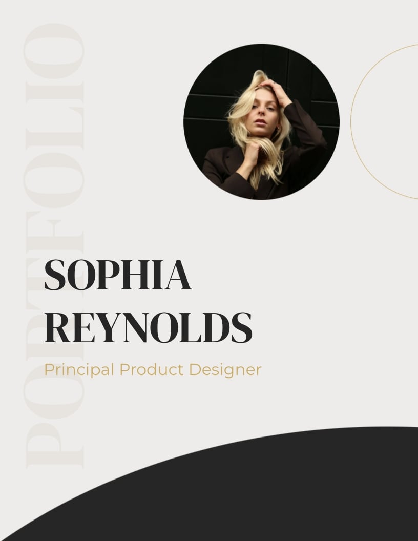 Principal Product Designer Portfolio Template