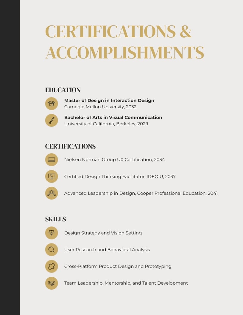 Principal Product Designer Portfolio Template - Slide 4 Principal Product Designer Portfolio Template - Slide 4