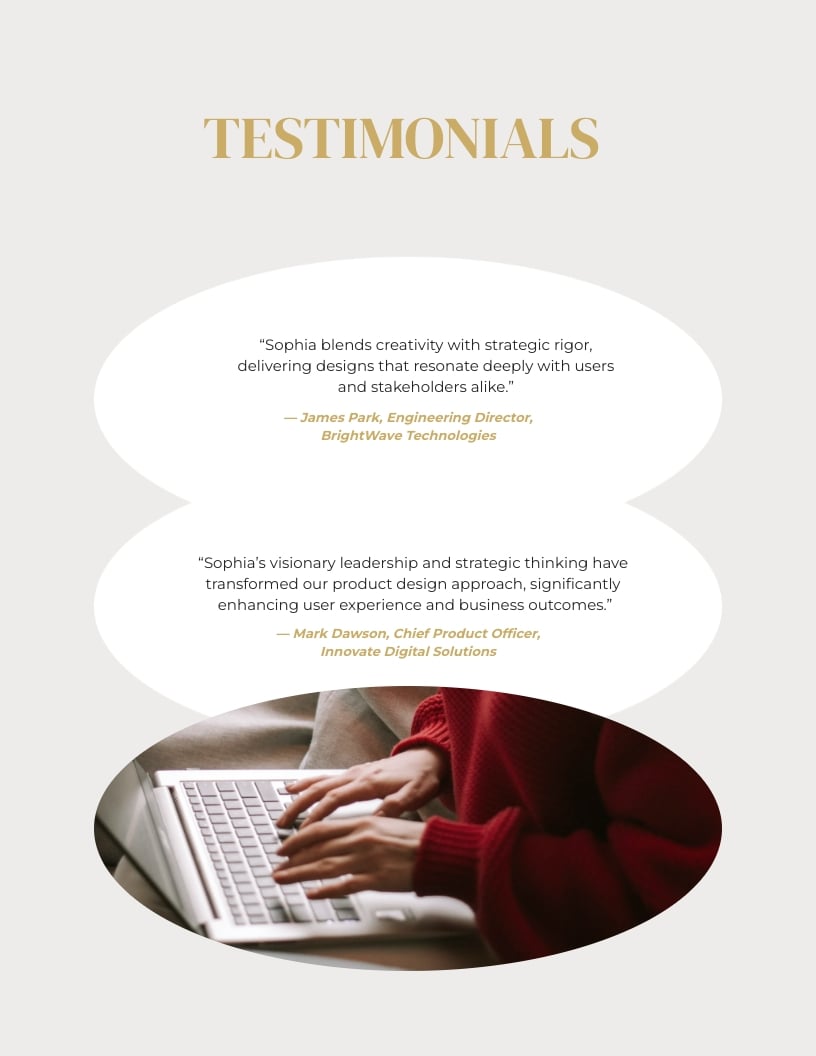 Principal Product Designer Portfolio Template - Slide 6 Principal Product Designer Portfolio Template - Slide 6