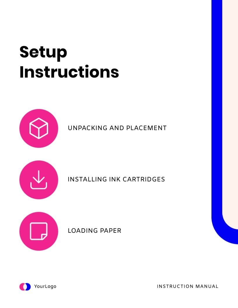 Printer Operation Instruction Manual Template - Slide 6 Printer Operation Instruction Manual Template - Slide 6