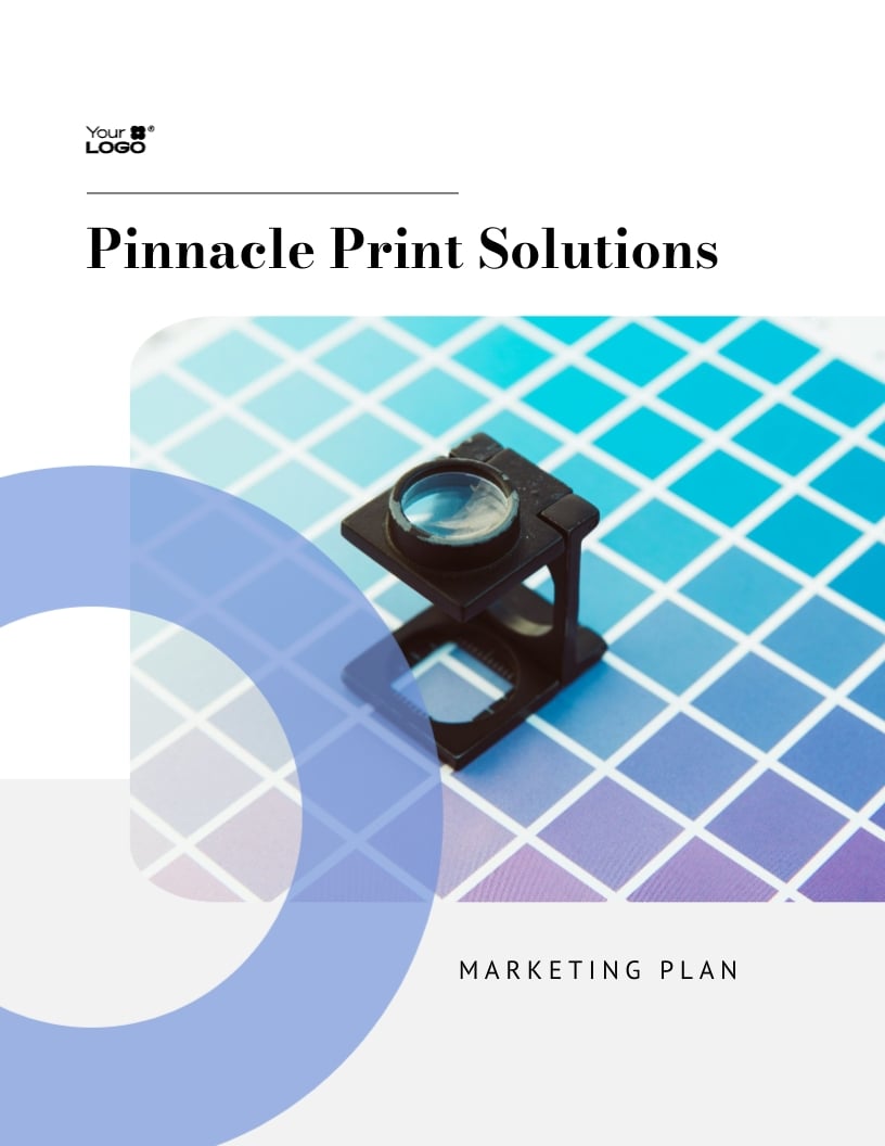 Printing Company Marketing Strategy Template