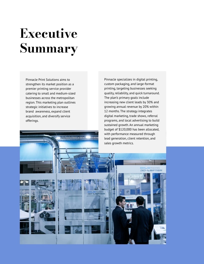 Printing Company Marketing Strategy Template - Slide 4 Printing Company Marketing Strategy Template - Slide 4