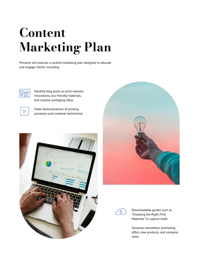 Printing Company Marketing Strategy Template - Slide 7 Printing Company Marketing Strategy Template - Slide 7