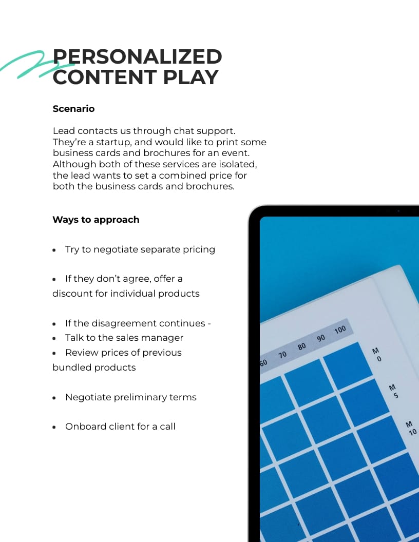 Printing Services Sales Playbook Template - Slide 10 Printing Services Sales Playbook Template - Slide 10
