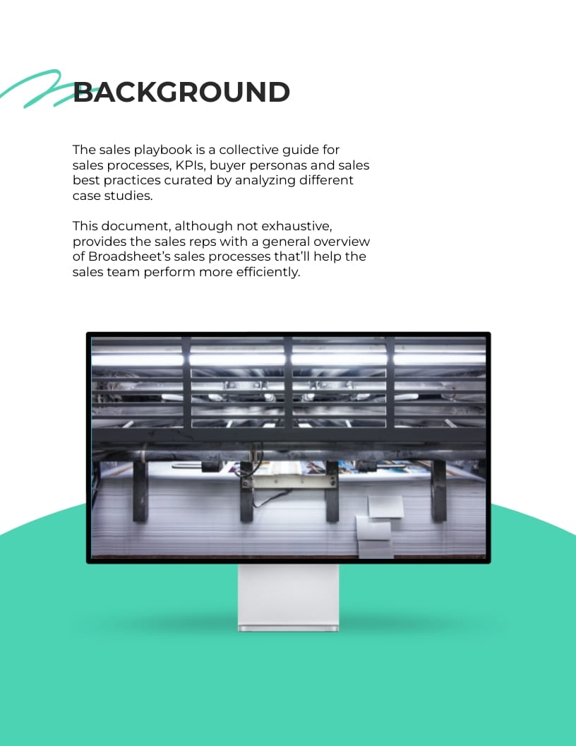 Printing Services Sales Playbook Template - Slide 2 Printing Services Sales Playbook Template - Slide 2