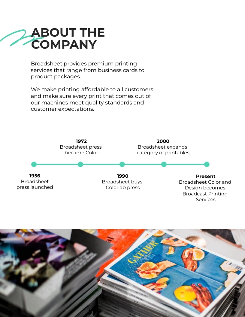 Printing Services Sales Playbook Template - Slide 3 Printing Services Sales Playbook Template - Slide 3