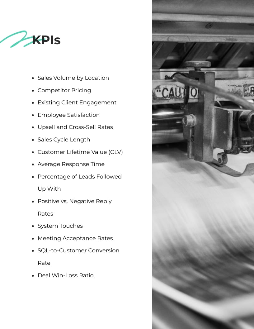 Printing Services Sales Playbook Template - Slide 9 Printing Services Sales Playbook Template - Slide 9