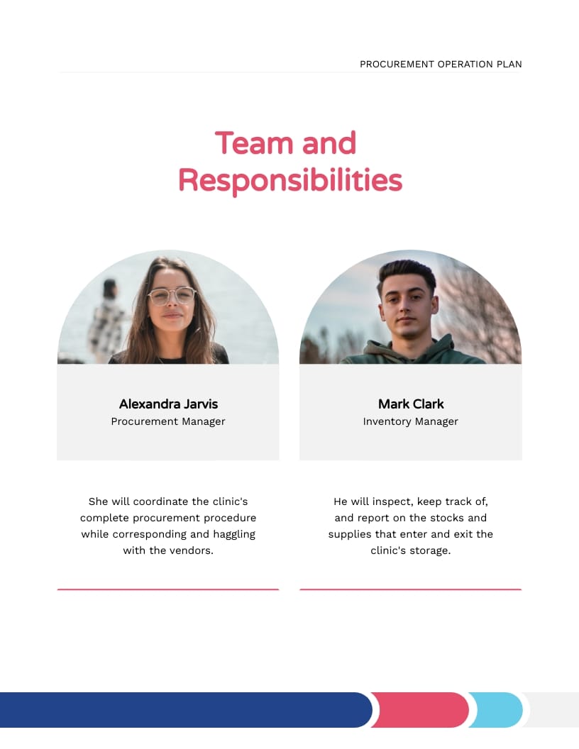 Procurement Operation Plan