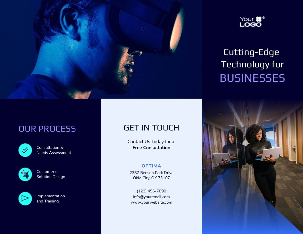 Product Corporate Trifold Brochure Template