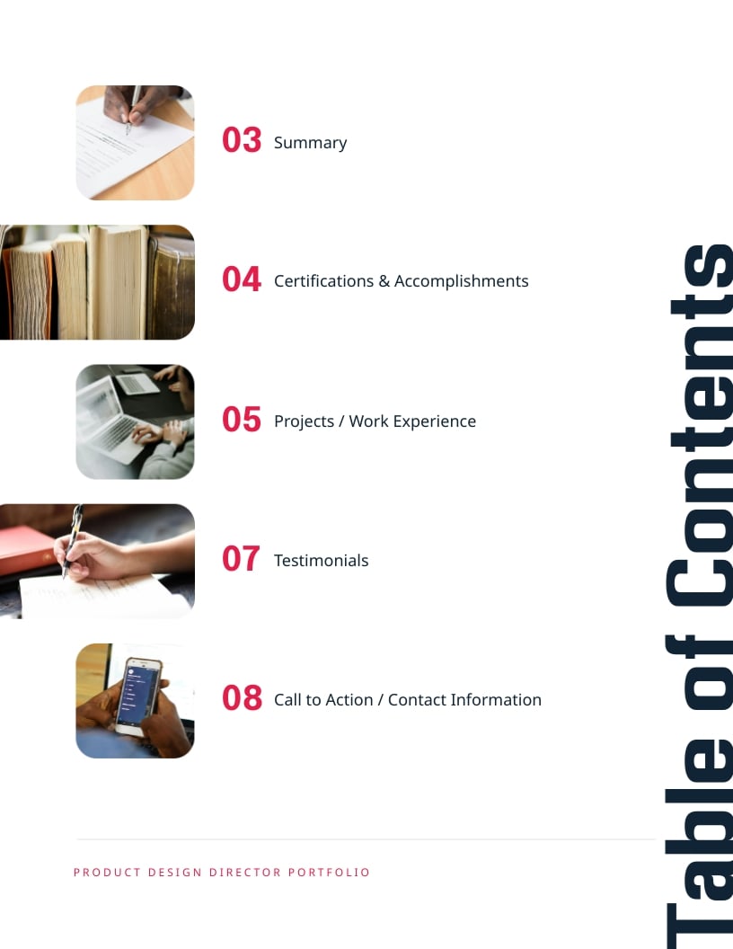 Product Design Director Portfolio Template - Slide 2 Product Design Director Portfolio Template - Slide 2