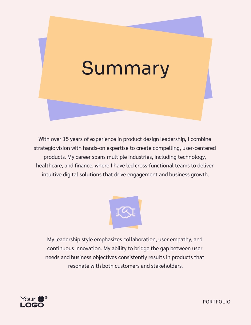 Product Design Engineer Portfolio Template - Slide 3 Product Design Engineer Portfolio Template - Slide 3