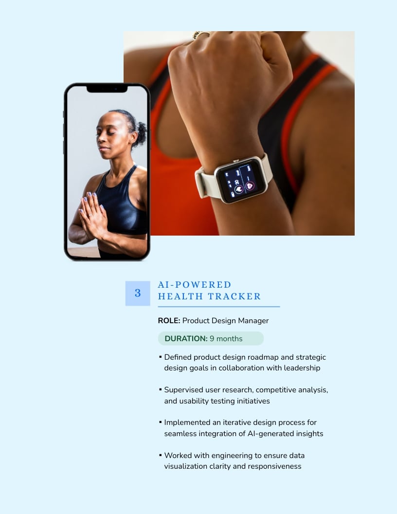 Product Design Leadership Portfolio Template - Slide 8 Product Design Leadership Portfolio Template - Slide 8