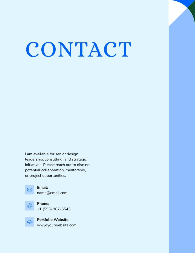 Product Design Leadership Portfolio Template - Slide 9 Product Design Leadership Portfolio Template - Slide 9