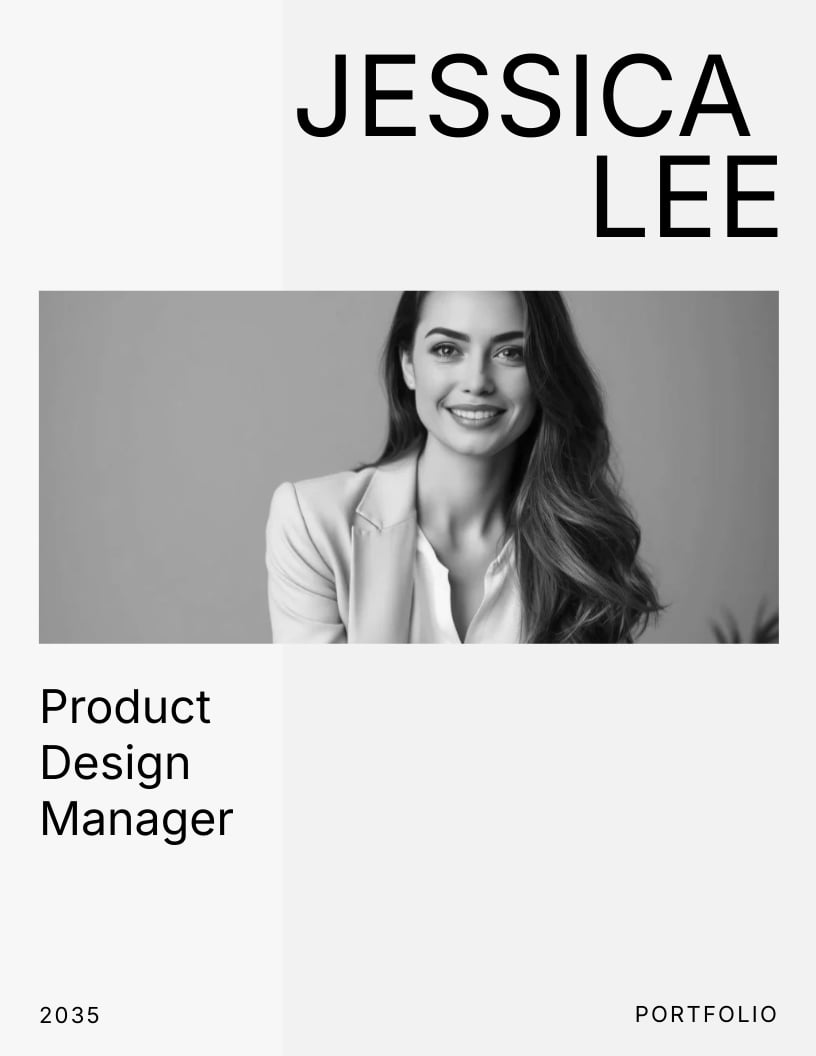 Product Design Manager Portfolio Template