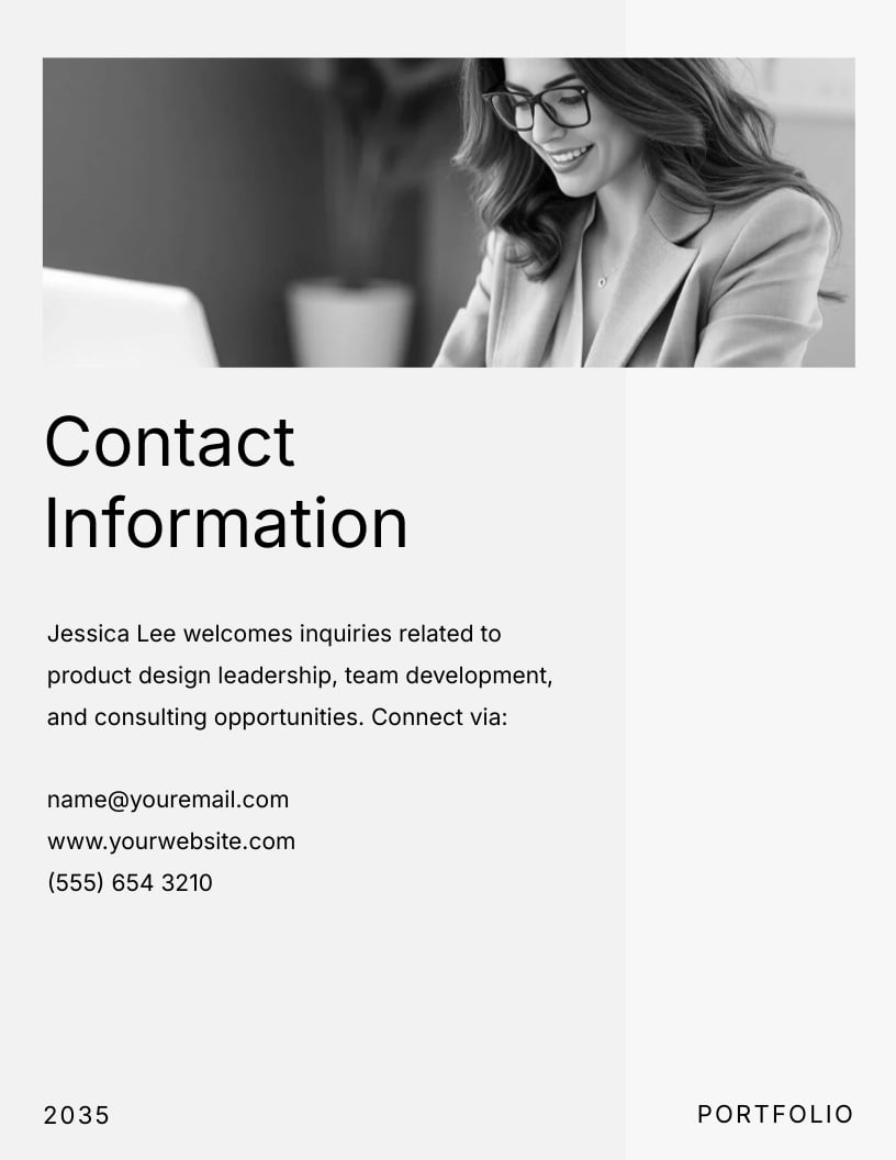 Product Design Manager Portfolio Template - Slide 6 Product Design Manager Portfolio Template - Slide 6