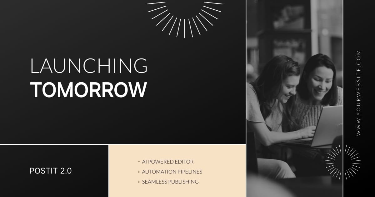 Product Launch Facebook Post Template