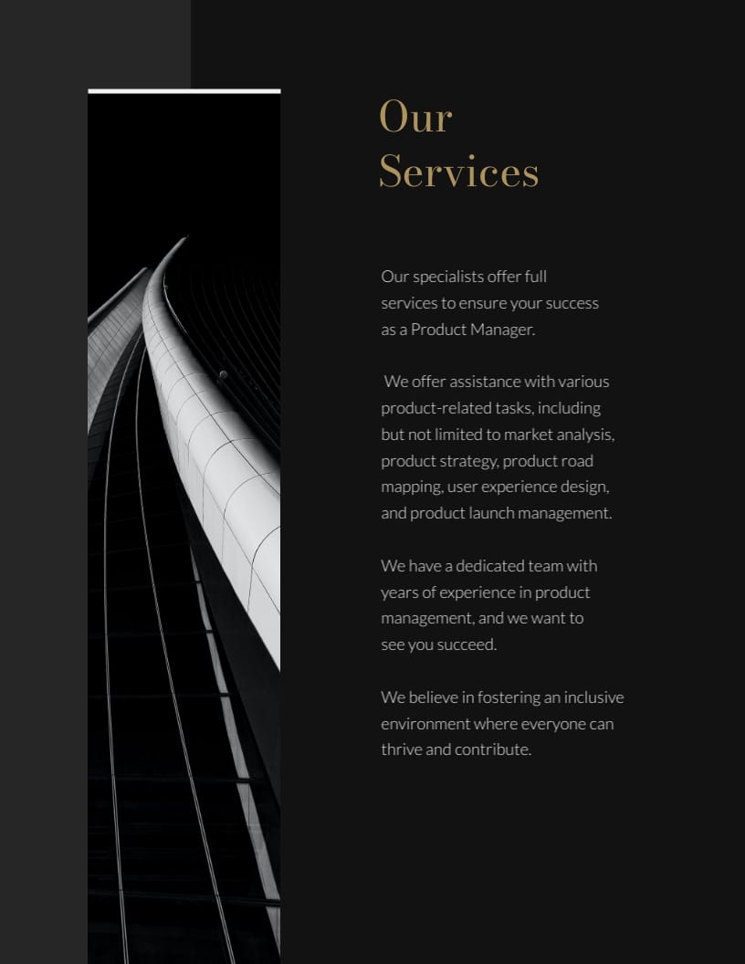 Product Manager Job Proposal Template - Slide 5 Product Manager Job Proposal Template - Slide 5