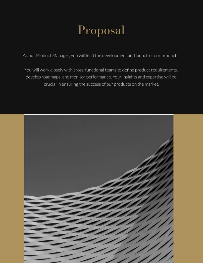 Product Manager Job Proposal Template - Slide 6 Product Manager Job Proposal Template - Slide 6