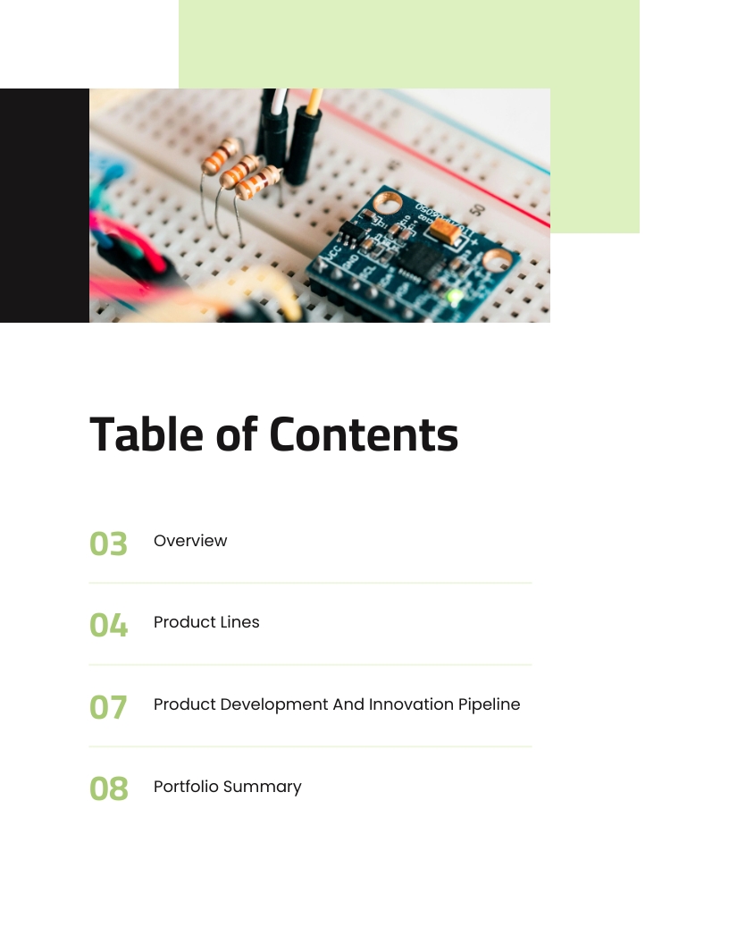 Product Marketing Portfolio Template - Slide 2 Product Marketing Portfolio Template - Slide 2