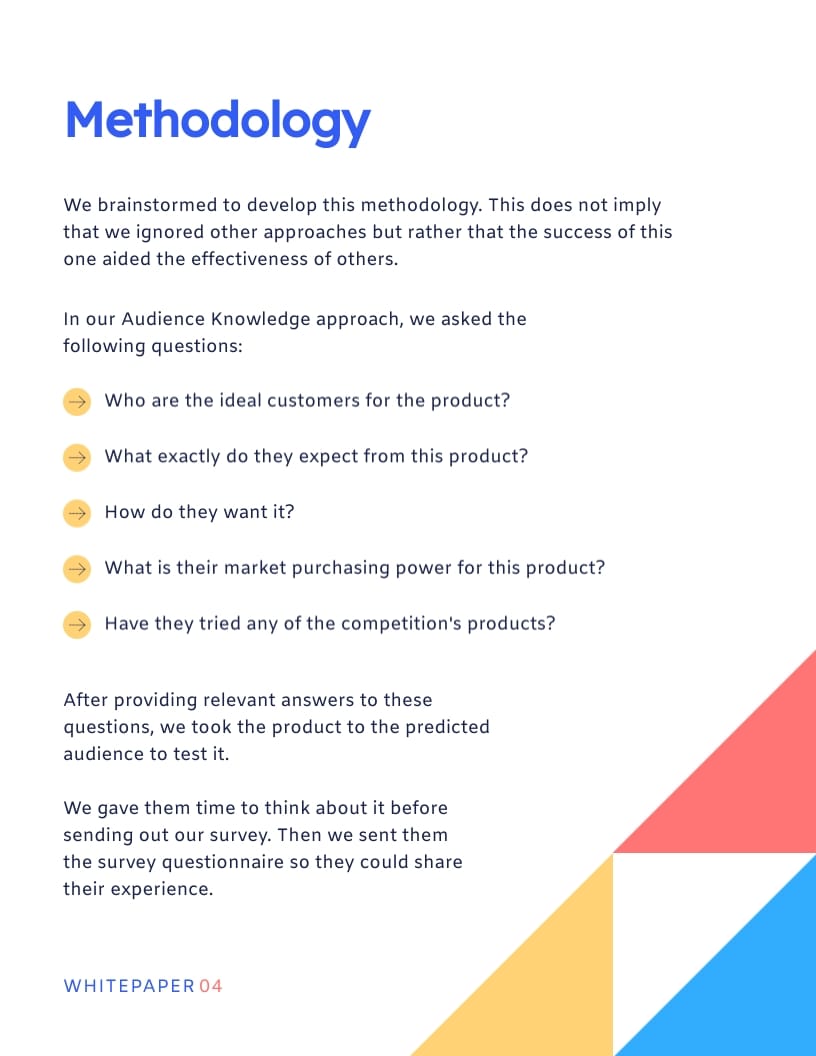 Product Marketing Whitepaper Template - Slide 4 Product Marketing Whitepaper Template - Slide 4