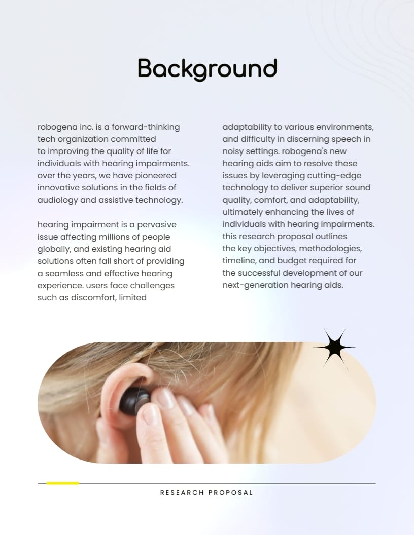 Product Research Proposal