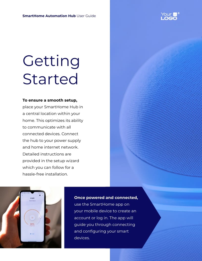 Product User Guide Template - Slide 3 Product User Guide Template - Slide 3