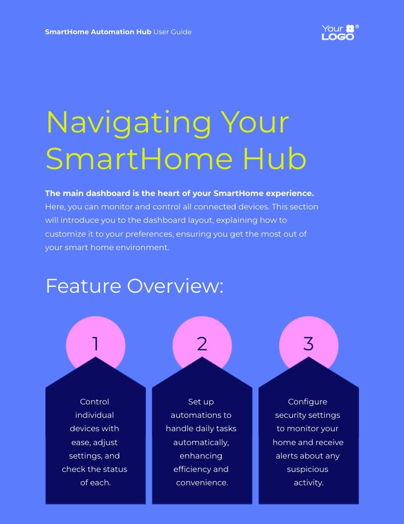 Product User Guide Template - Slide 5 Product User Guide Template - Slide 5