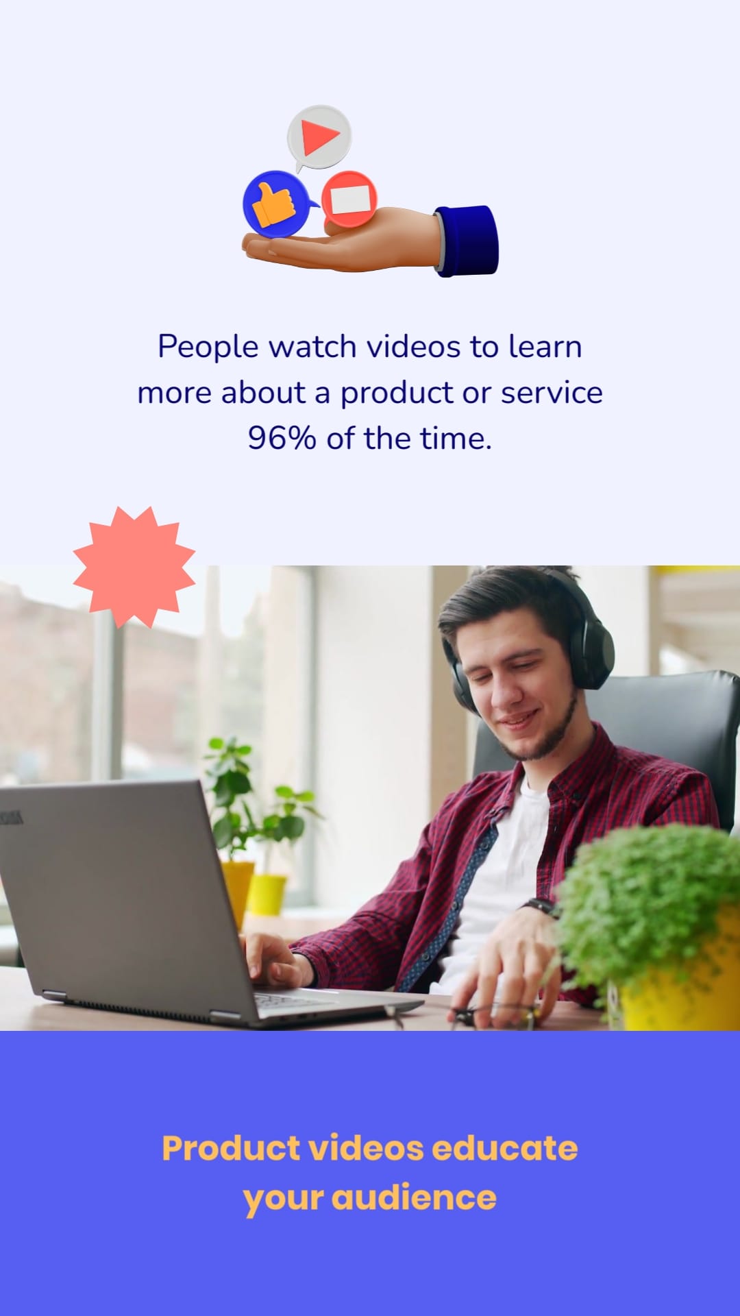 Product Video Infographic Vertical Template