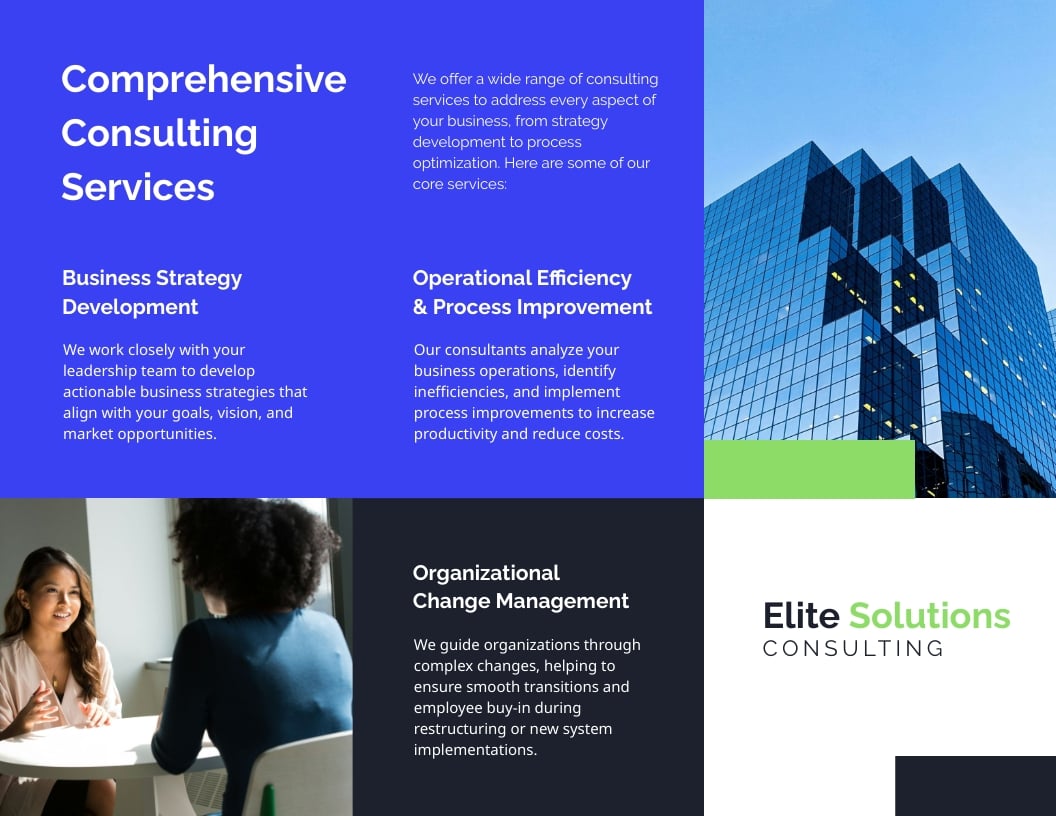 Product Z-Fold Brochure Template