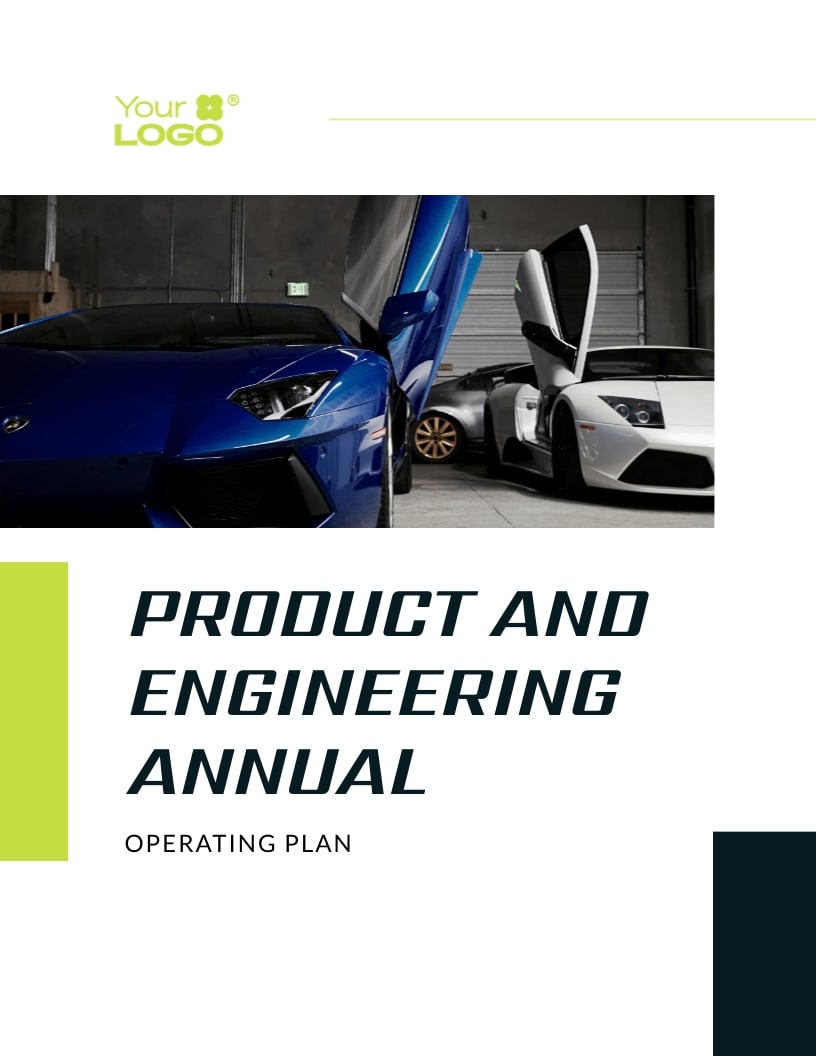 Product and Engineering Annual Operating Plan Template