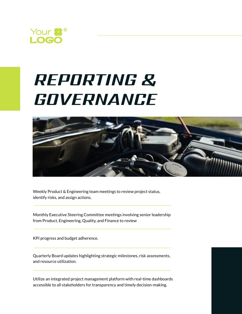 Product and Engineering Annual Operating Plan Template | Visme
