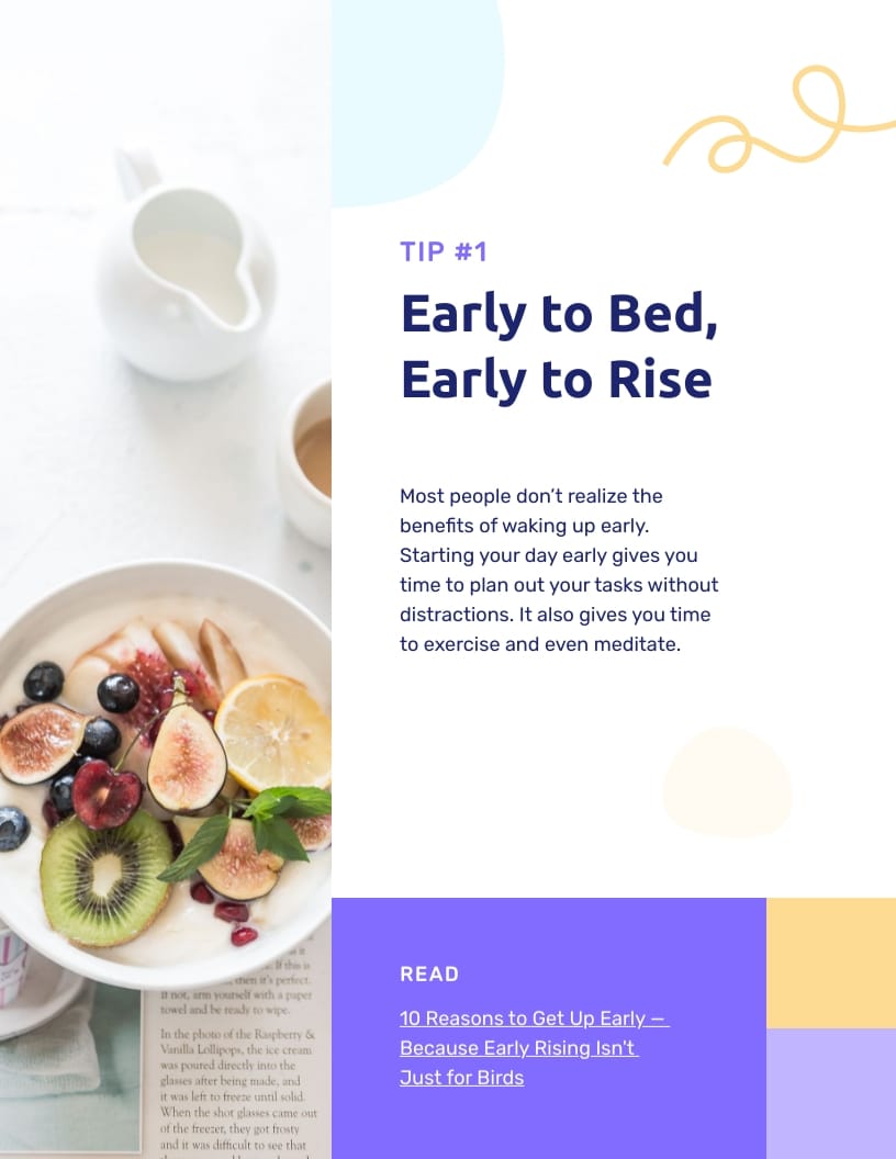 Productivity Ebook
