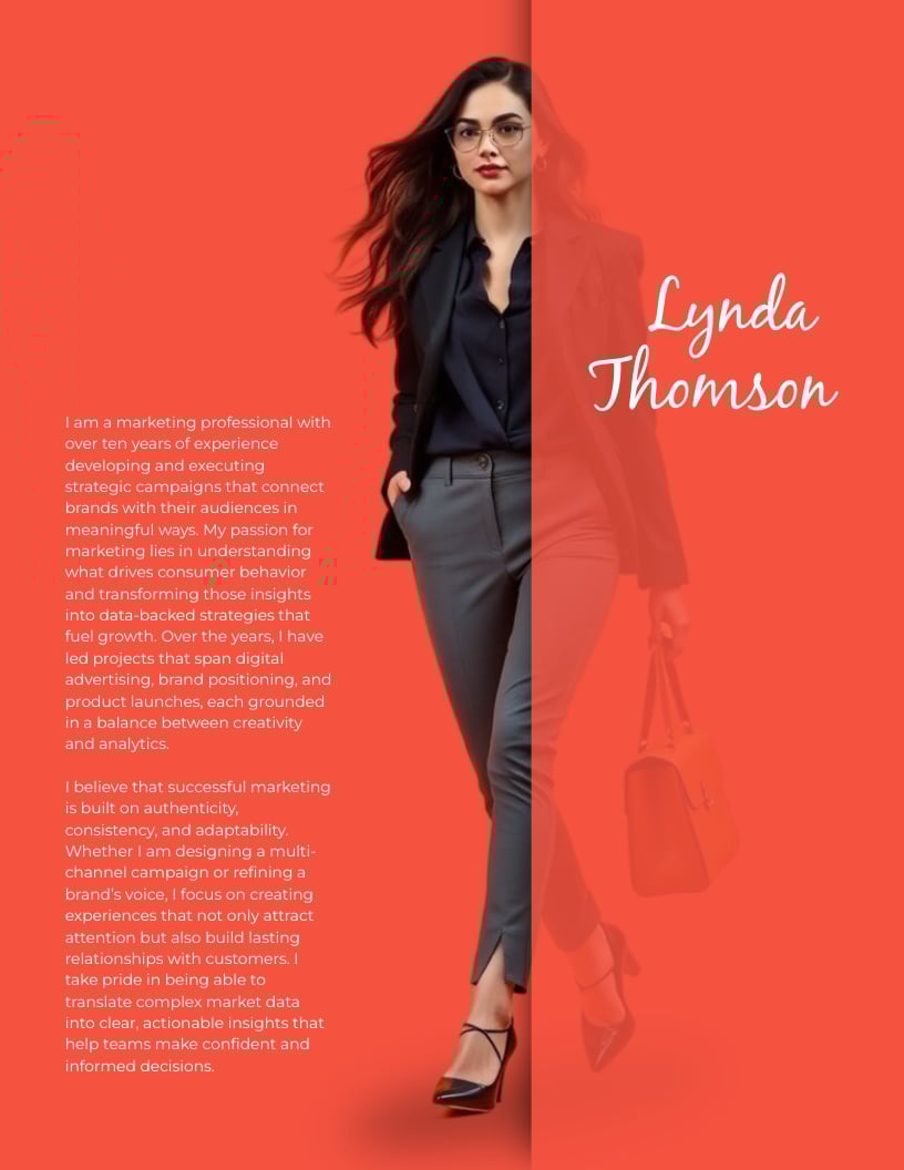 Professional Bio Template