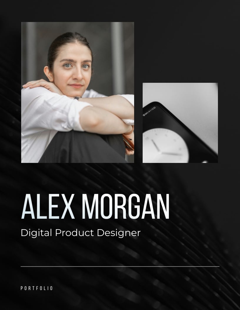 Professional Digital Product Designer Portfolio Template Professional Digital Product Designer Portfolio Template