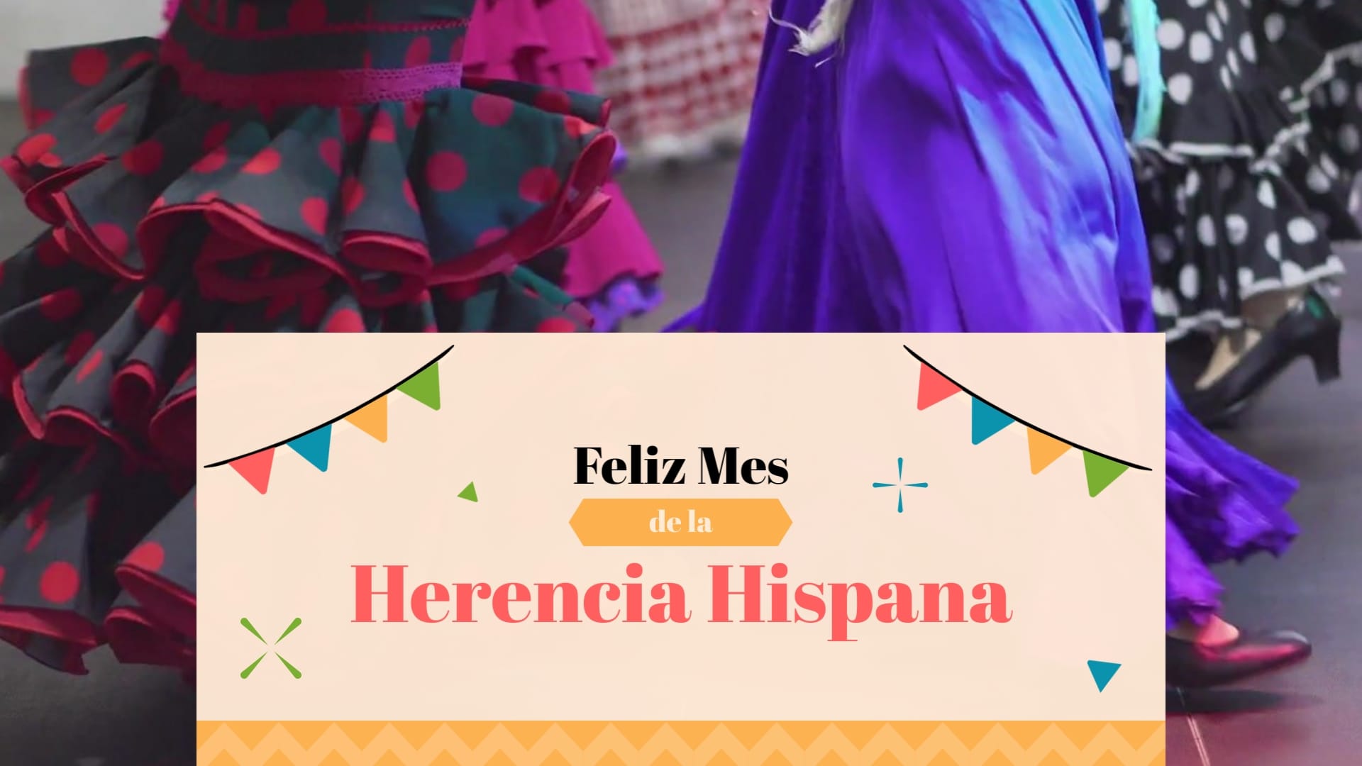 Professional Hispanic Heritage Month Greeting Card Template